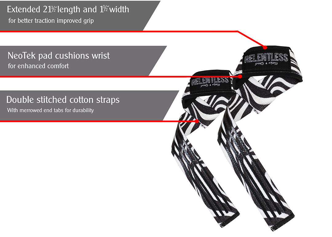 Lifting Straps - Zebra