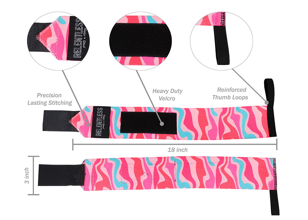 Wrist Wraps - Pink TieDye