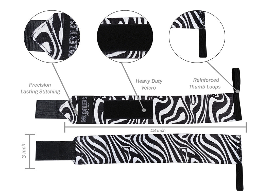 Wrist Wraps - Zebra